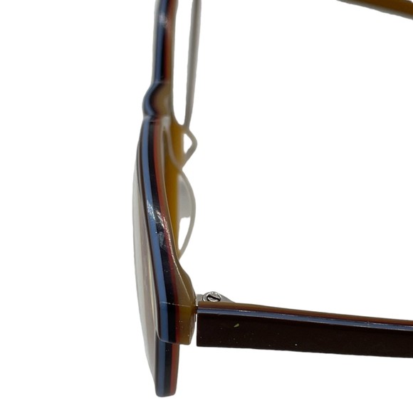 Kirkland Prescription-Ready Frames "Brandi" Style, Brown, Blue Accents on Edges - Picture 14 of 14